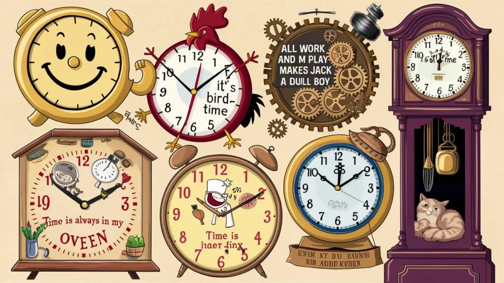 Funny Clock Shop Puns