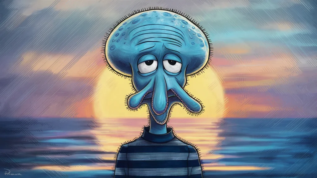 Squidward’s Artistic Rizz Lines